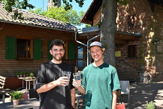 Wollen ihr Bio-Konzept mit ihrem Restaurant »Biokischd« im Weinbiethaus testen: Isaak Hünerfauth (links) und Sebastian Schels.
