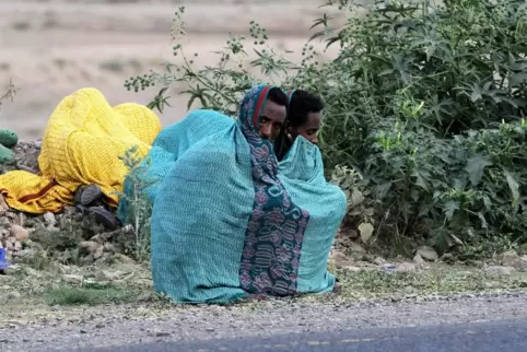 Äthiopische Migranten im Jemen