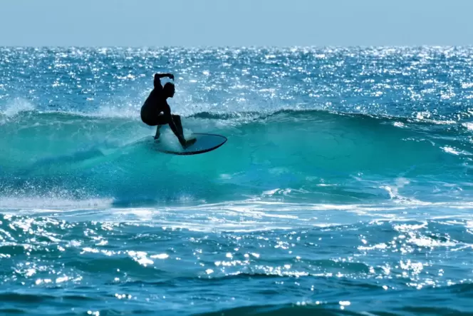 Surfer vor der australischen Gold Coast.