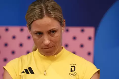 Nachdenklich: Kerber am Donnerstag in Paris. 