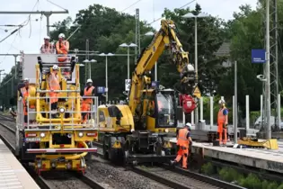 Zahlreiche Baustellen prägen das Bild im Netz der Deutschen Bahn.