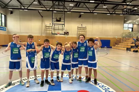 Auf diesem Jahrgang ruhen die Hoffnungen: die Unter-Zwölfjährigen der BIS Baskets Speyer. 