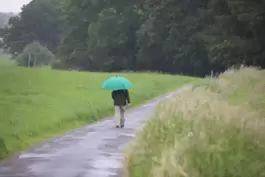 Regen und Gewitter in Rheinland-Pfalz und dem Saarland