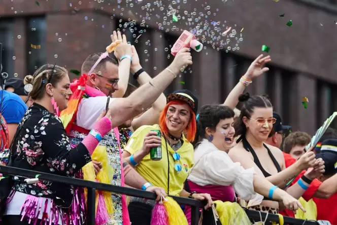 46. Berlin Pride Umzug zum Christopher Street Day
