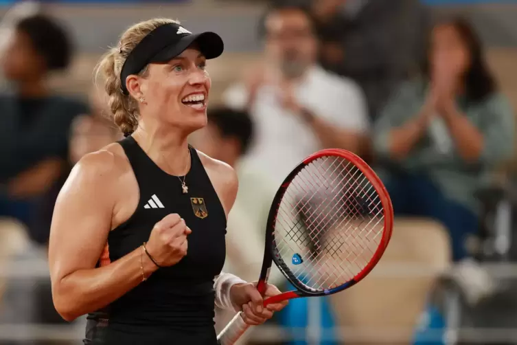 Befreiender Auftaktsieg: Angelique Kerber. 