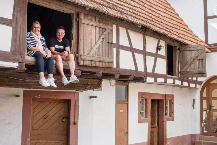 Astrid und Georg Starck planen in Schweighofen ein Großprojekt.