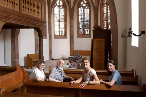 Das Presbyterium geht neue Wege (von links): Angelika Stephan, Peter Brunck, Kerstin Brand und Birgit Flory .