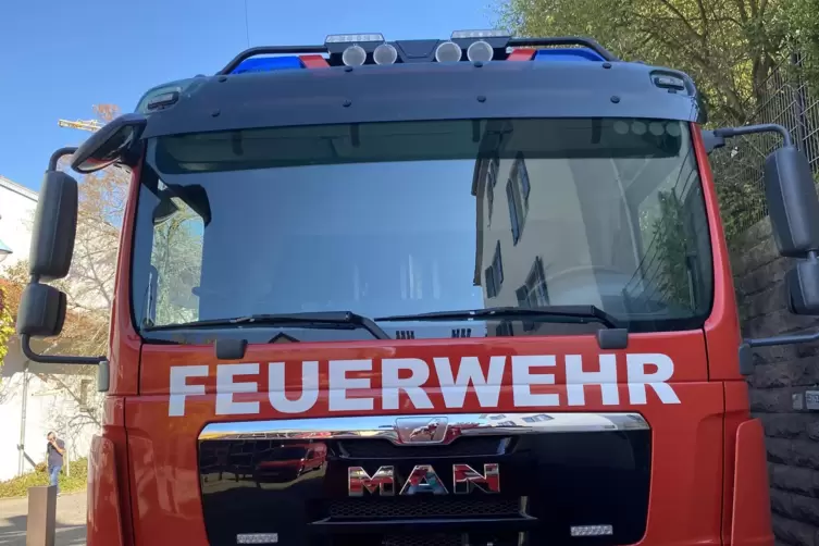 Ein Mensch wurde durch das Feuer leicht verletzt.