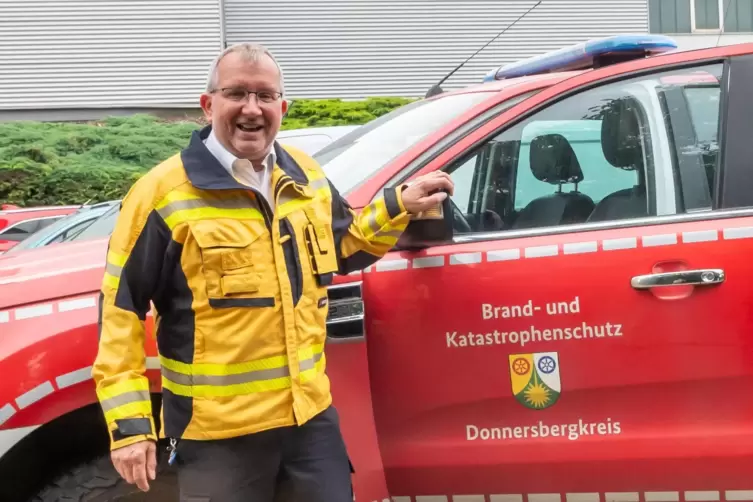  Brand- und Katastrophenschutz- inspekteur des Donnersbergkreises Eberhard „Ebby“ Fuhr : Alles begann einst mit dem Ehrenamt im 