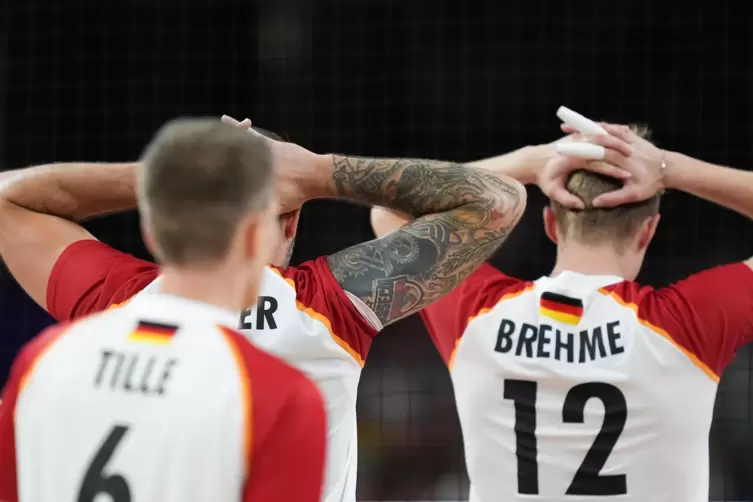 Knapp scheiterten die deutschen Volleyballer an den USA. 