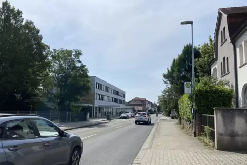 Auch hier gilt schon bald Tempo 30: die Asselheimer Straße in Grünstadt. 