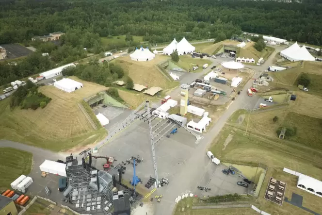 Aufbau und erster Campingtag Festival Nature One