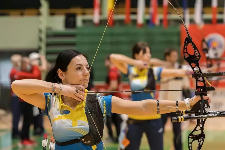 Hofft in Paris auf eine Medaille: die Ukrainerin Veronika Marchenko, deren Mutter in Frankenthal lebt. 