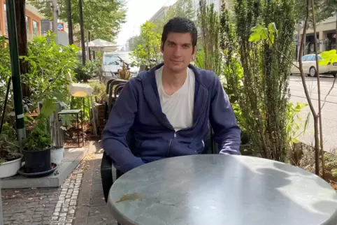 Gespräch im Café: Julien Ferrat mag es zu provozieren.