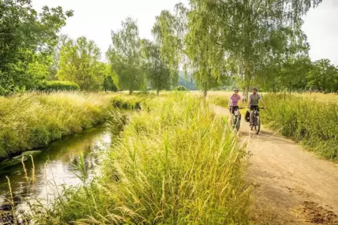 Idyllisch und verträumte Wege gibt es ebenso, wie Radwege für die Sportlicheren. Dazwischen kann gewechselt werden. 