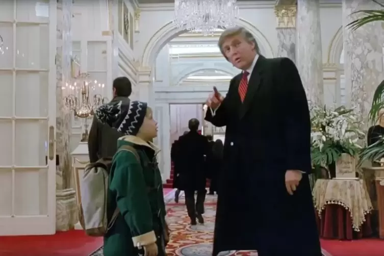 Am liebsten spielt er sich selbst: Trump in einer Filmszene von „Kevin allein in New York“. 