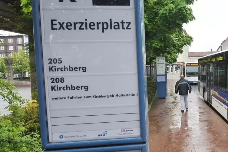 Der Busbahnhof am Exerzierplatz wird gesperrt. 