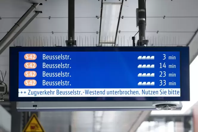 Einschränkung bei der Ringbahn in Berlin