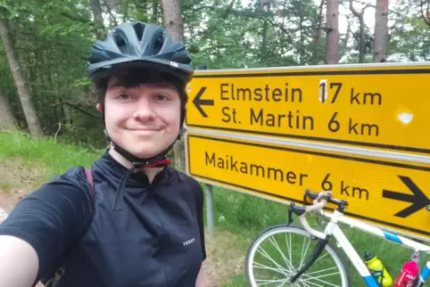 Die meiste Zeit verbringt Simon Engelhart an der Uni Mainz. Im Pfälzerwald eine Radstrecke zu erforschen, ist ein schöner Ausgle