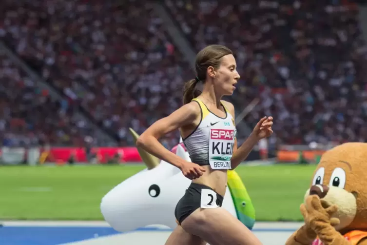 Hanna Klein belegte bei ihrem Rennen am Freitagabend den 14. Rang (Unser Bild zeigt sie bei der Leichtathletik-EM 2018). 