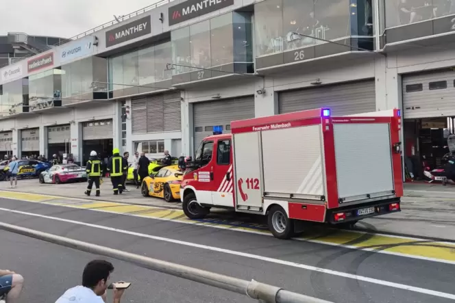 Verletzte nach Explosion im Fahrerlager am Nürburgring