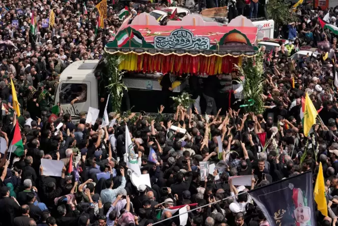 Trauerzeremonie für Hanija in Teheran
