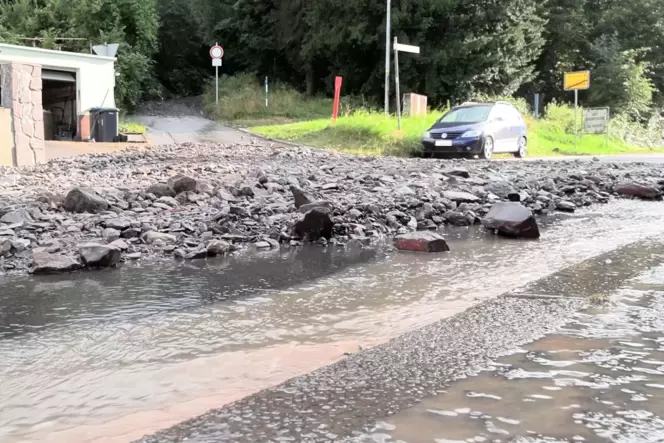 Unwetter im Saarland