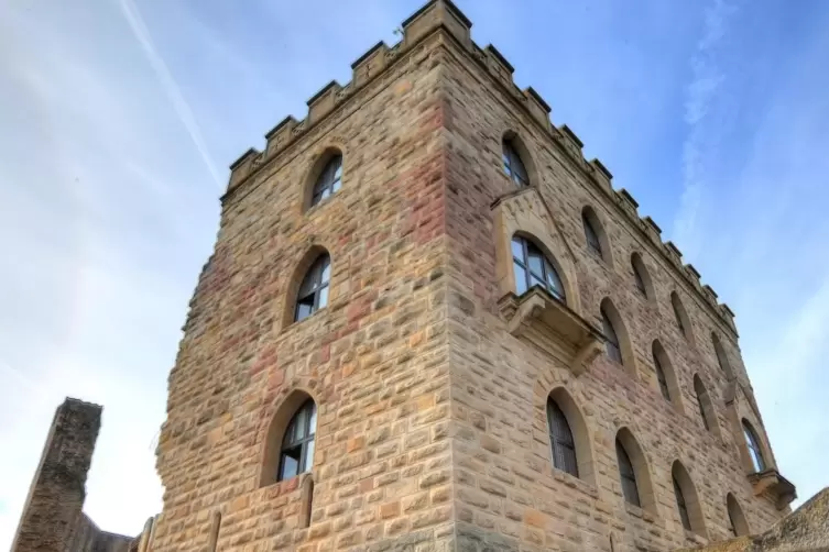 Da gibt es keine Verwechslungsgefahr: Wenn man das Hambacher Schloss sieht, ist man definitv in Neustadt an der Weinstraße. 