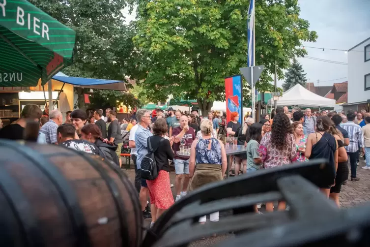 Der Platz des Woi- und Gässelfestes war wieder gut besucht. 