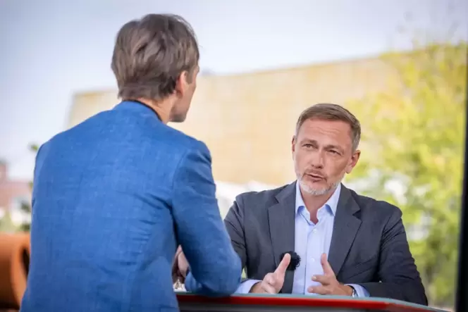 ZDF-Sommerinterview mit  mit Christian Lindner