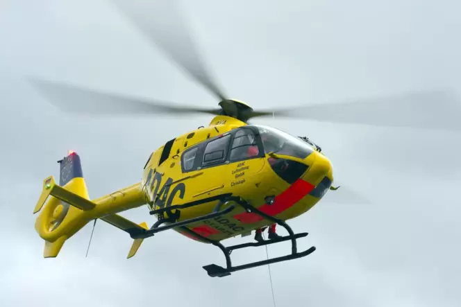 Der Mann wurde nach Polizeiangaben mit dem Rettungshubschrauber in eine Ludwigshafener Klinik gebracht.