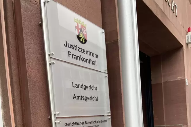 Der Angeklagte muss sich vor dem Schöffengericht des Amtsgerichts Frankenthal verantworten.