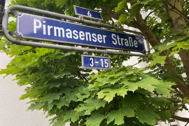 Gerade einmal 90 Meter lang: die Pirmasenser Straße in Frankfurt. 