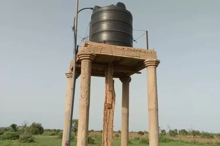 Kostbares Nass: Wasser wird in einem Hochbehälter gespeichert. 