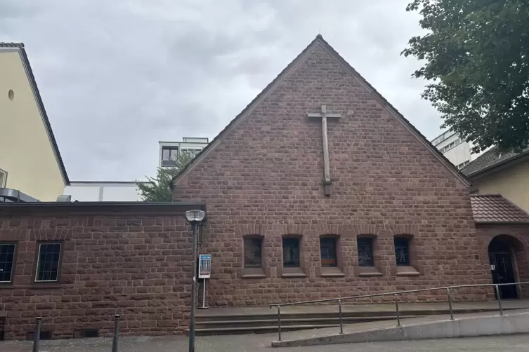 Gut versteckt: die Melanchthonkirche von Architekt Otto Bartning. 