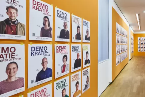 Gesicht zeigen für Demokratie: die Ausstellung. 