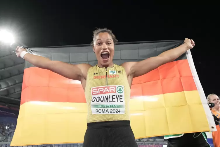 Für Yemisi Ogunleye geht mit der Teilnahme bei Olympia ein Traum in Erfüllung. 