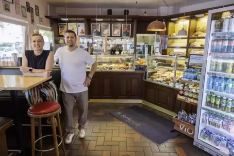 Vor dem Café betrieben Oya und Mehmet Yapar einen Feinkostladen. 