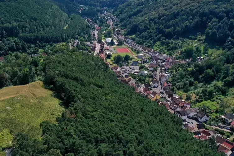 Die Deponie nahe Lindenberg.