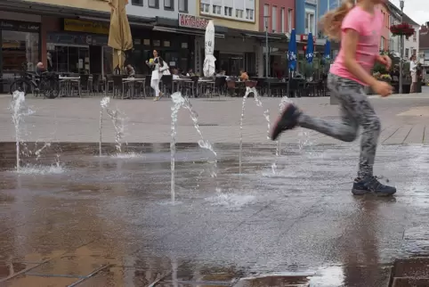 Umsonst und draußen: Zweibrücker Wasserspiele.