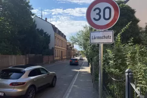 Fast 40 neue Schilder: Auf den Grünstadter Durchgangsstraßen gilt nun fast überall Tempo 30. 