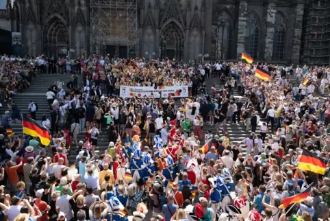 Paris 2024 - Ankunft zurück in Deutschland