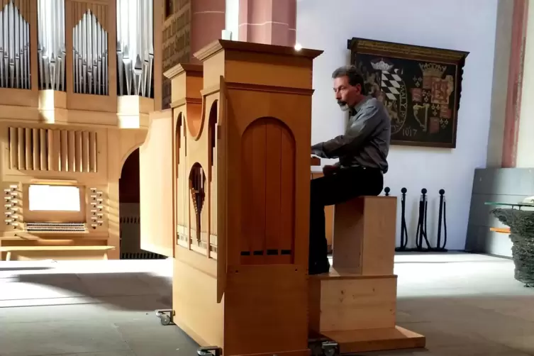 Luca Scandali sorgte für einen hochklassigen Abend in der Stiftskirche.