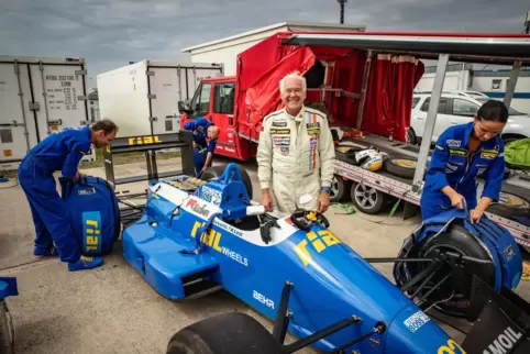 Walter Lais kommt am Wochenende mit dem Rial. Ein Team aus Fußgönnheim hat mit diesem Formel-1-Rennwagen im Jahr 1988 an der Wel