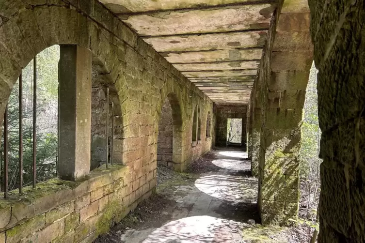 Die Ruine des Kindererholungsheims Schafhof beim Elmstein wird gerne als Lost Place fotografiert.