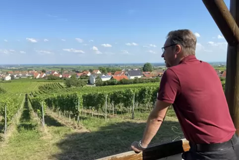 Einer der beliebten Aussichtspunkte in Hambach: der Domblick. 