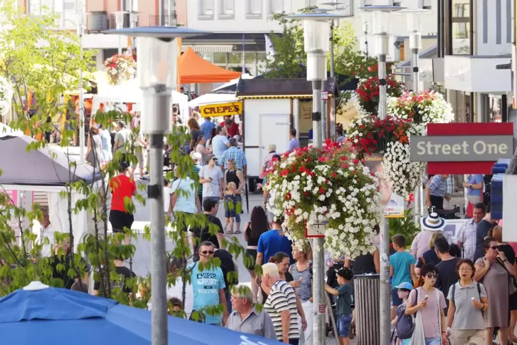 Die Zweibrücker Innenstadt, hier im August 2018. 