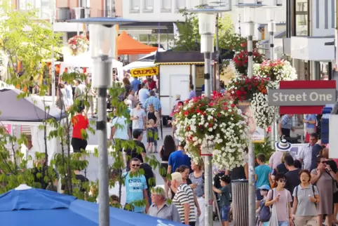 Die Zweibrücker Innenstadt, hier im August 2018. 