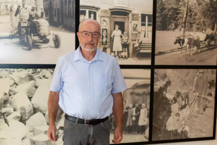 Ortsbürgermeister Christian Gießler äußerte sich zum Bauernmarkt in Konken.