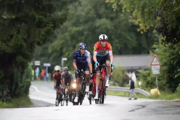 Szene bei der Deutschland-Tour 2023. 